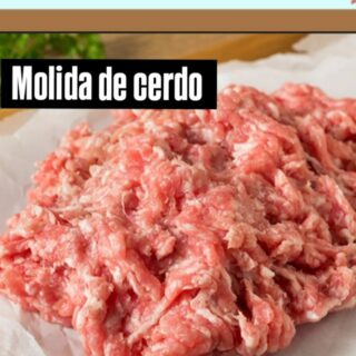 Molida de cerdo