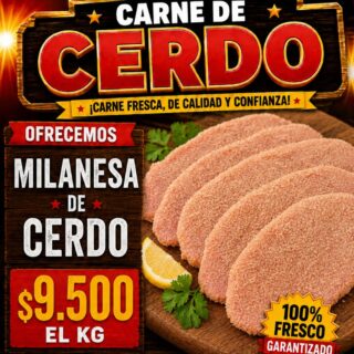 MILANESAS DE CERDO