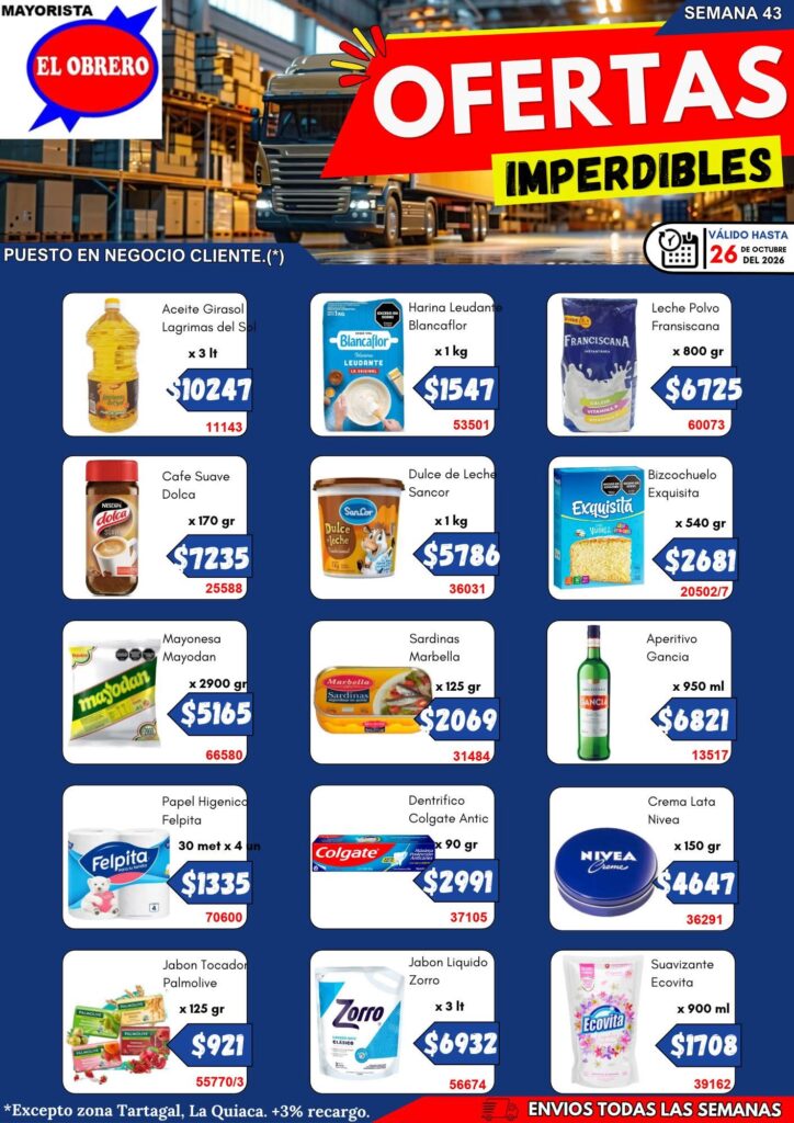 Nuevas ofertas